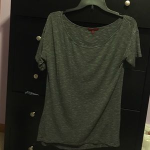 Buckle Stripe Blouse